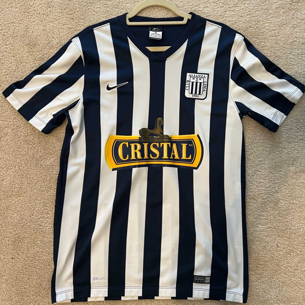 NEW Alianza Lima Nike Dri Fit Soccer Jersey Football Futbol Peru Size M